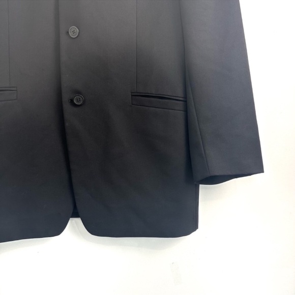 Versace Classic Black Wool Blazer Size 52 - Picture 3 of 15